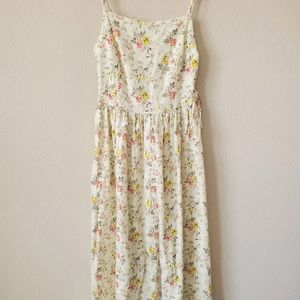 Urban Outfitters x Laura Ashley Floral Midi Dress